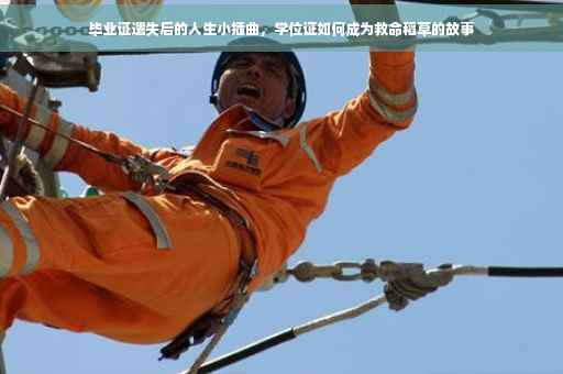 毕业证遗失后的人生小插曲,学位证如何成为救命稻草的故事 毕业证遗失后的人生小插曲,学位证如何成为救命稻草的故事