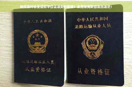 如何应对毕业证和学位证遗失的困境？实用指南助你走出迷茫！
