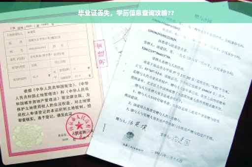 毕业证丢失，学历信息查询攻略??