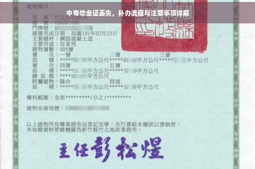 中专毕业证丢失，补办流程与注意事项详解