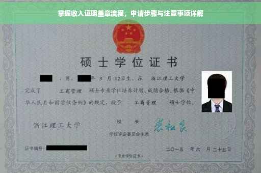 掌握收入证明盖章流程，申请步骤与注意事项详解