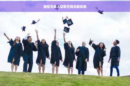 病假无收入证明开具详解指南