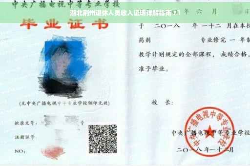 湖北荆州退休人员收入证明详解指南 ?✨