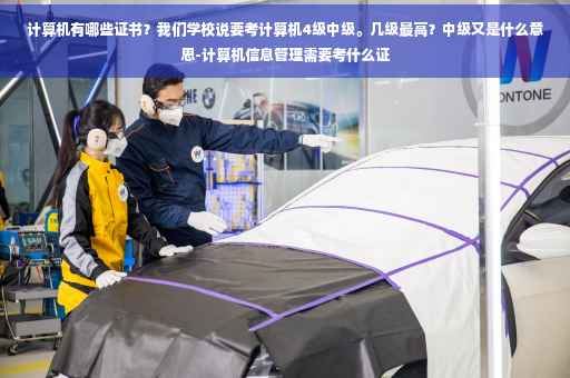 计算机有哪些证书？我们学校说要考计算机4级中级。几级最高？中级又是什么意思-计算机信息管理需要考什么证