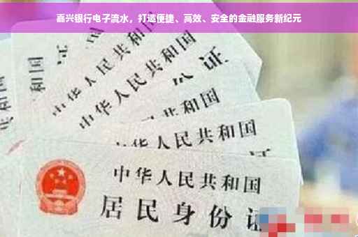 嘉兴银行电子流水，打造便捷、高效、安全的金融服务新纪元