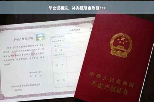 毕业证丢失，补办证明全攻略???