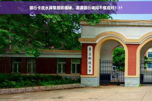 银行卡流水异常原因揭秘，遭遇银行询问不慌应对！??