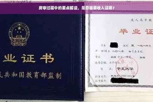 房审过程中的要点解读，是否需要收入证明？