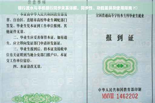银行流水与手机银行同步关系详解，同步性、功能差异及使用指南 ?✨