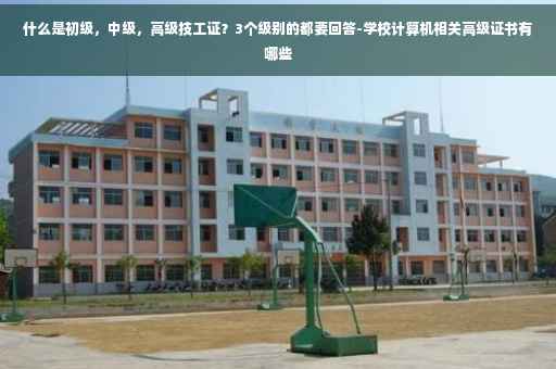 什么是初级，中级，高级技工证？3个级别的都要回答-学校计算机相关高级证书有哪些