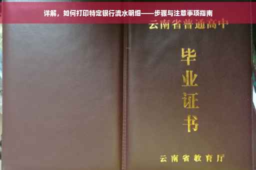 详解，如何打印特定银行流水明细——步骤与注意事项指南