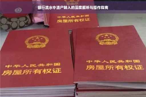 银行流水中清户转入的深度解析与操作指南