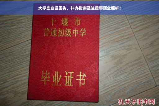大学毕业证丢失，补办指南及注意事项全解析！