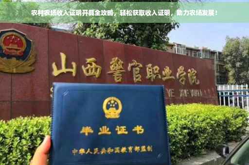 农村农场收入证明开具全攻略，轻松获取收入证明，助力农场发展！