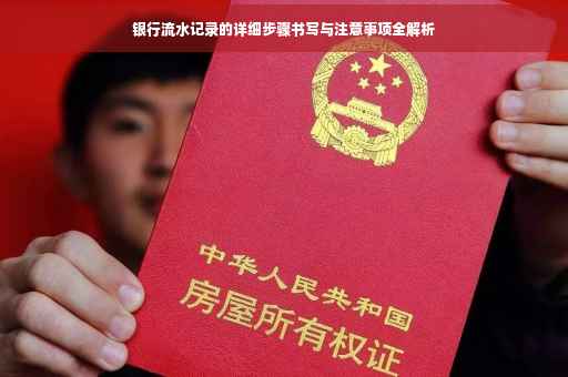 银行流水记录的详细步骤书写与注意事项全解析