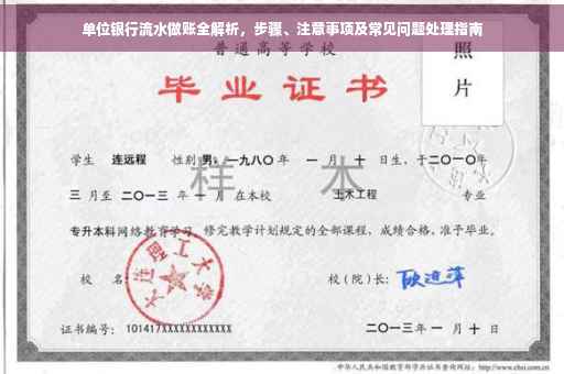 单位银行流水做账全解析，步骤、注意事项及常见问题处理指南