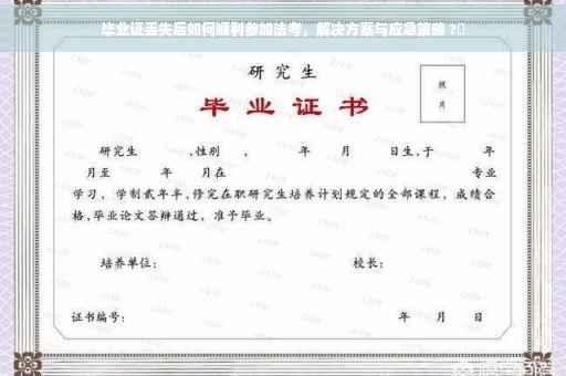 毕业证丢失后如何顺利参加法考，解决方案与应急策略 ?✨