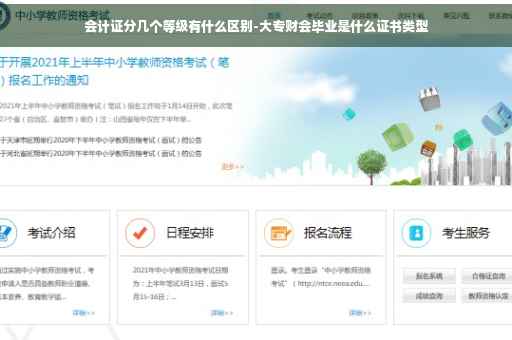 会计证分几个等级有什么区别-大专财会毕业是什么证书类型