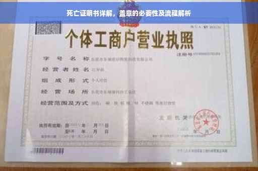 死亡证明书详解，盖章的必要性及流程解析