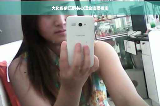 大化疾病证明书办理全流程指南