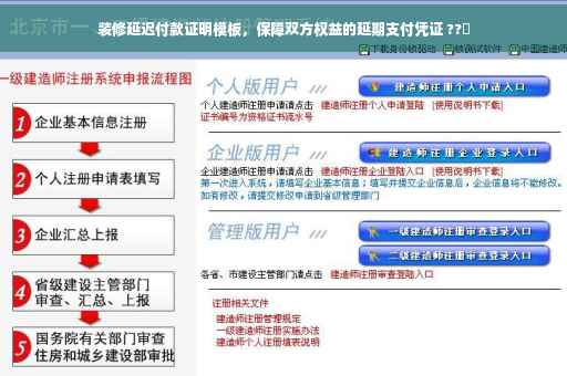装修延迟付款证明模板，保障双方权益的延期支付凭证 ??️