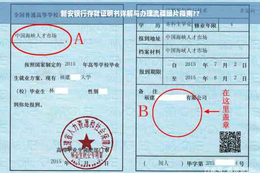 新安银行存款证明书详解与办理流程图片指南??
