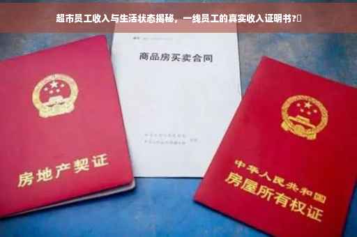 超市员工收入与生活状态揭秘，一线员工的真实收入证明书?✨