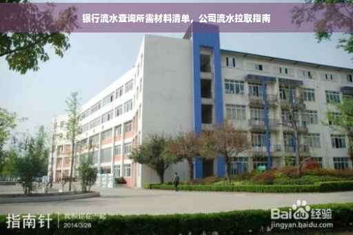 银行流水查询所需材料清单，公司流水拉取指南