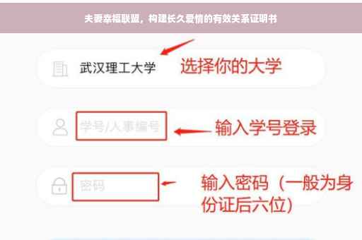 夫妻幸福联盟，构建长久爱情的有效关系证明书