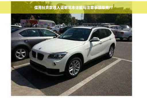 信用社贷款收入证明范本详解与注意事项指南??