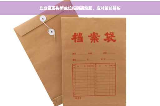 毕业证丢失新单位报到遇难题，应对策略解析