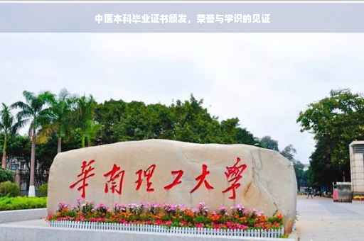 中医本科毕业证书颁发，荣誉与学识的见证