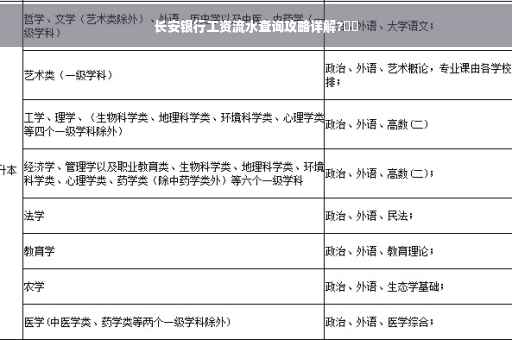 长安银行工资流水查询攻略详解?⚡️