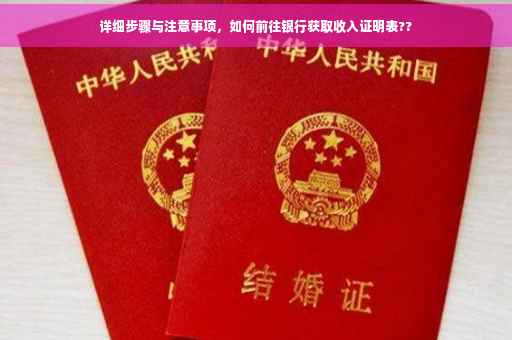 详细步骤与注意事项，如何前往银行获取收入证明表??