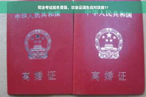 司法考试报名受阻，毕业证遗失应对攻略??