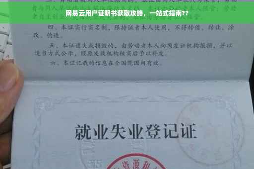 网易云用户证明书获取攻略，一站式指南??