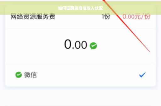 如何证明家庭低收入状况