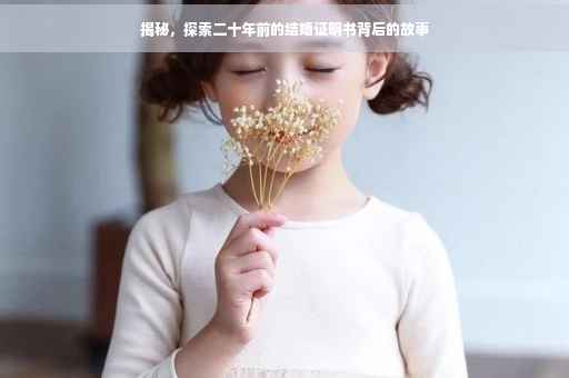 揭秘，探索二十年前的结婚证明书背后的故事