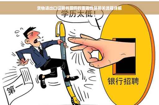 货物进出口证明书原件的重要性及相关流程详解