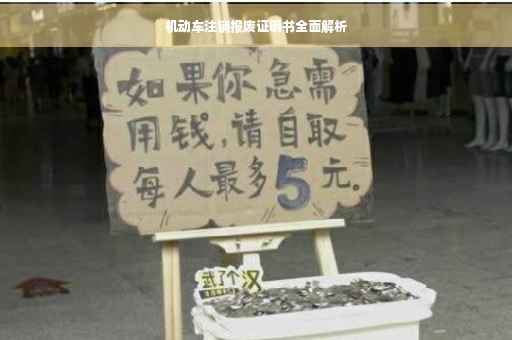 机动车注销报废证明书全面解析
