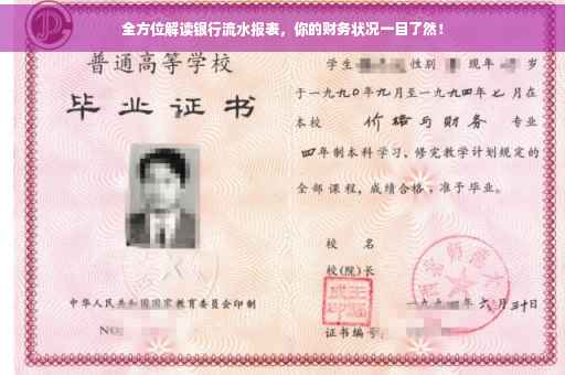 全方位解读银行流水报表，你的财务状况一目了然！