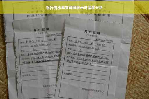 银行流水真实截图展示与深度分析