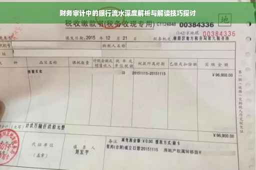 财务审计中的银行流水深度解析与解读技巧探讨