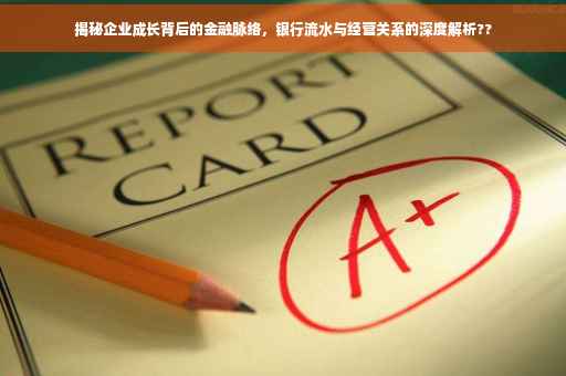揭秘企业成长背后的金融脉络，银行流水与经营关系的深度解析??
