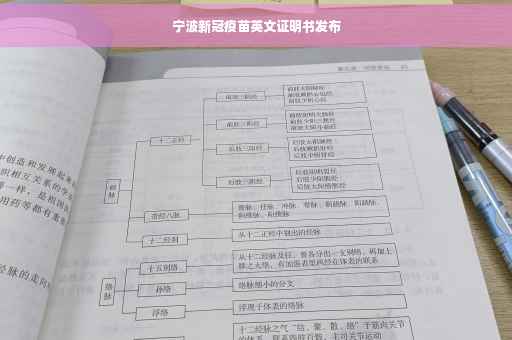 宁波新冠疫苗英文证明书发布