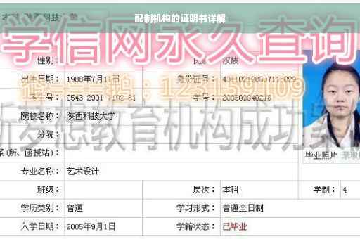 配制机构的证明书详解