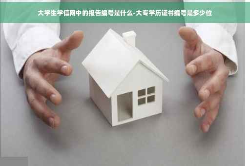 大学生学信网中的报告编号是什么-大专学历证书编号是多少位