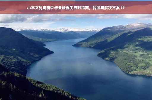 小学文凭与初中毕业证丢失应对指南，找回与解决方案 ??