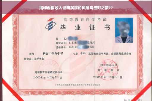 揭秘虚假收入证明买房的风险与应对之策??