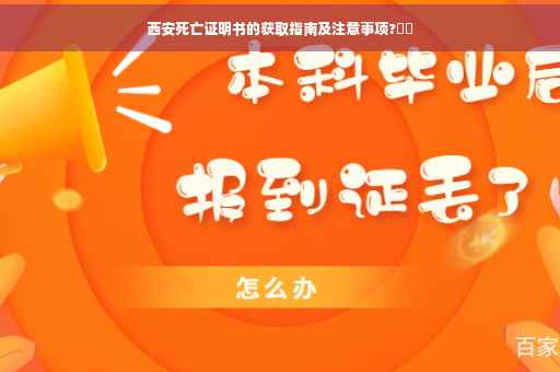 西安死亡证明书的获取指南及注意事项?⚡️